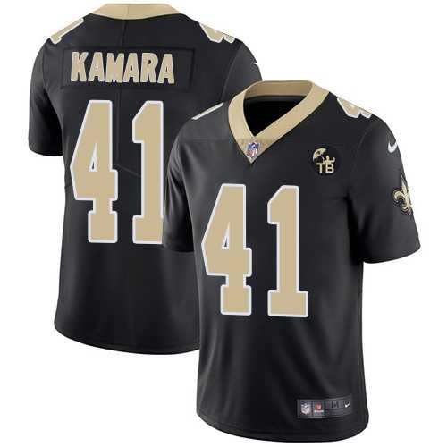 Nike Saints 41 Alvin Kamara White Black With Tom Benson Patch Vapor Untouchable Limited Jersey,We sell and wholesale Nike Saints 41 Alvin Kamara White Black With Tom Benson Patch Vapor Untouchable Limited Jersey on line form chian!